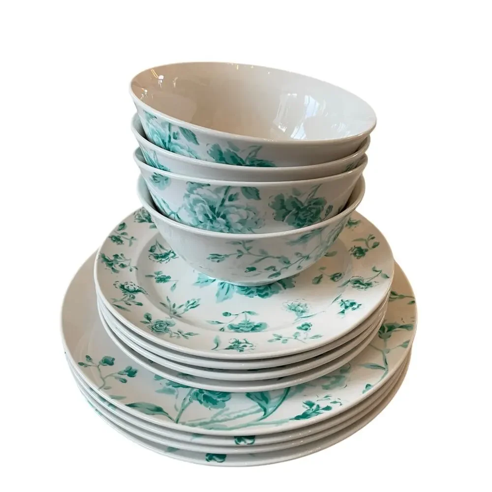 Martha Stewart Chinoserie Dinner Plates 10.5